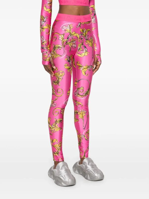 Versace Jeans Couture  Barocco-print leggings - Image 3
