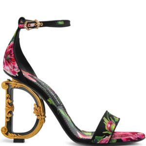 Dolce & Gabbana  115mm floral-print sandals