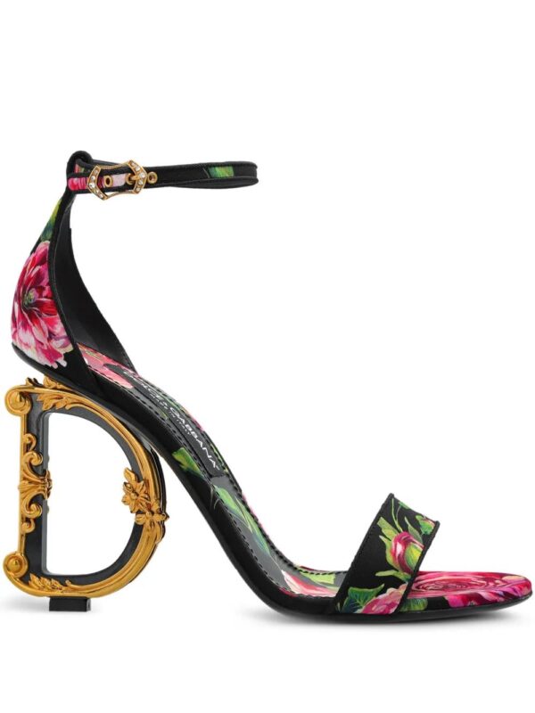 Dolce & Gabbana  115mm floral-print sandals
