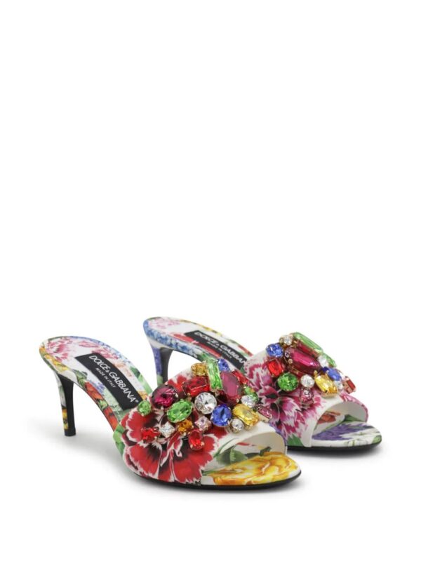 Dolce & Gabbana  floral embellished sandals - Image 2