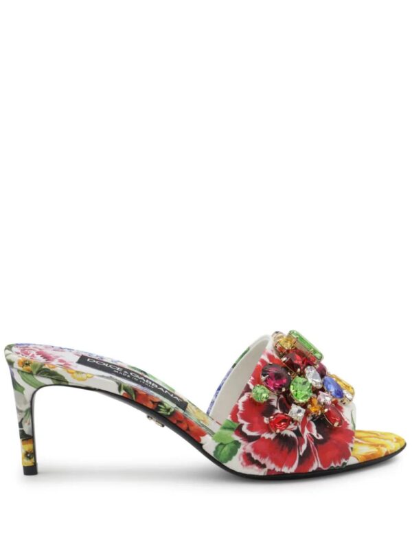 Dolce & Gabbana  floral embellished sandals
