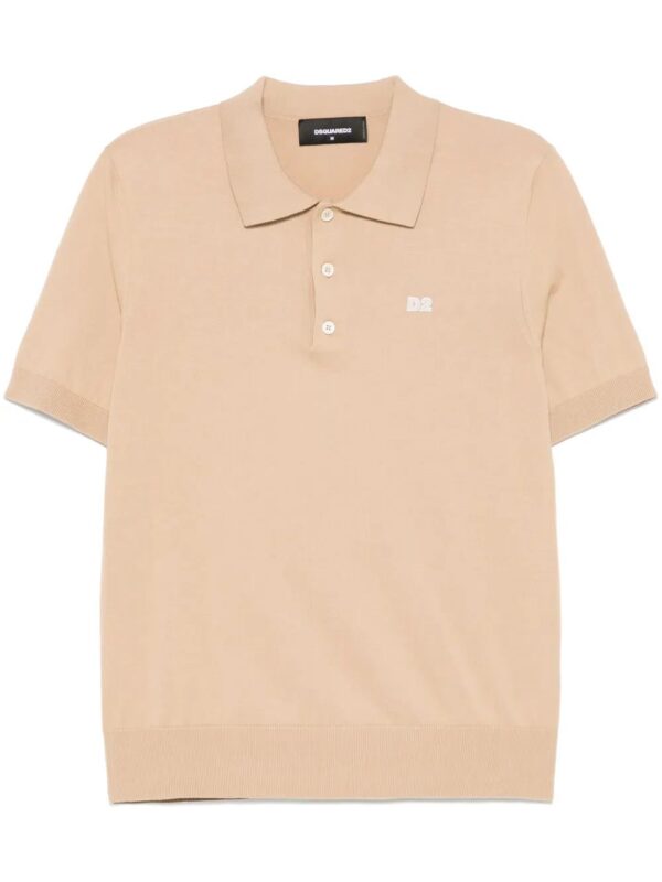 DSQUARED2  logo-patch polo shirt