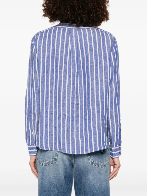 Polo Ralph Lauren  striped linen shirt - Image 4