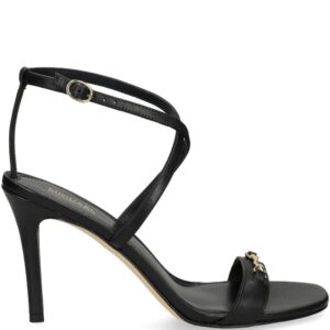 Michael Michael Kors  90mm logo-plaque sandals