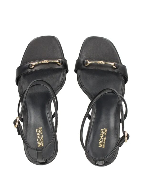Michael Michael Kors  90mm logo-plaque sandals - Image 4
