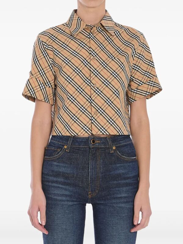Burberry  cropped shirt