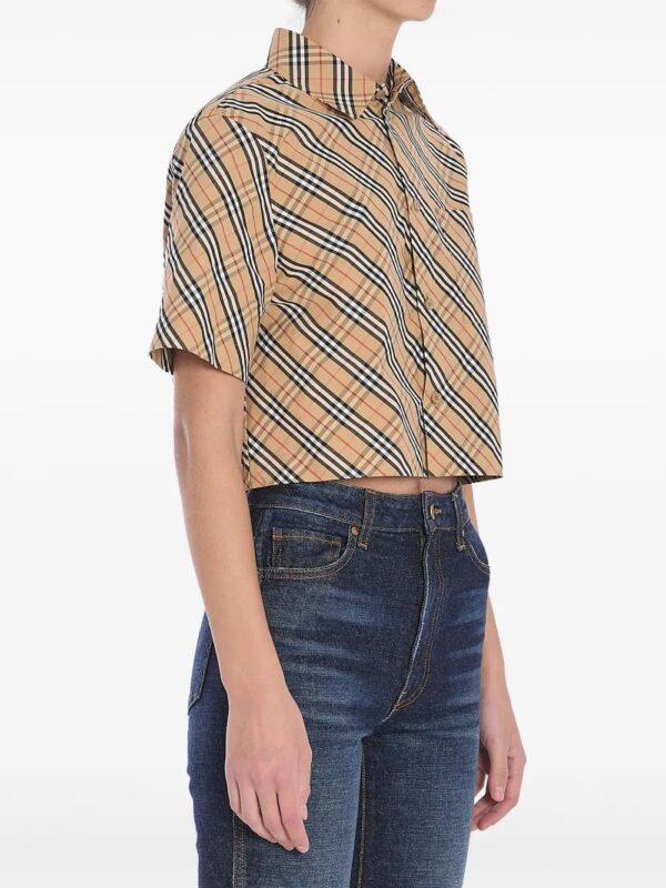 Burberry  cropped shirt - Image 4
