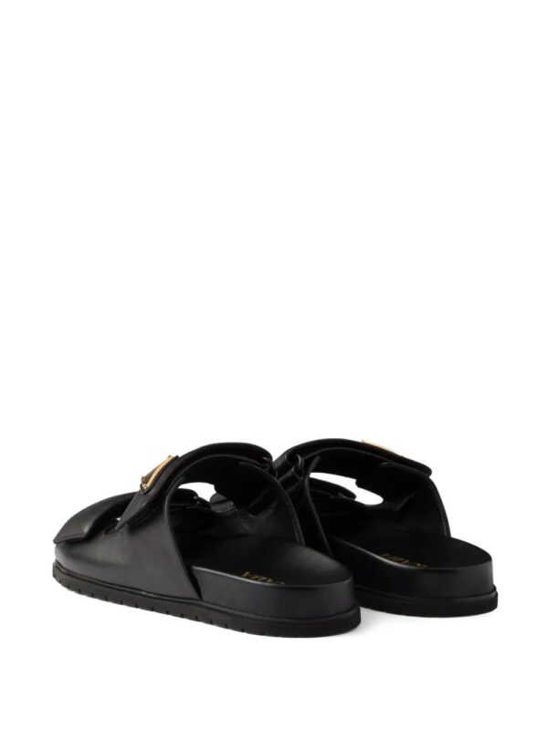 Prada  touch-strap leather sandals - Image 3
