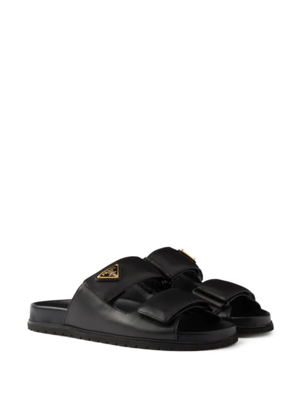 Prada  touch-strap leather sandals - Image 2