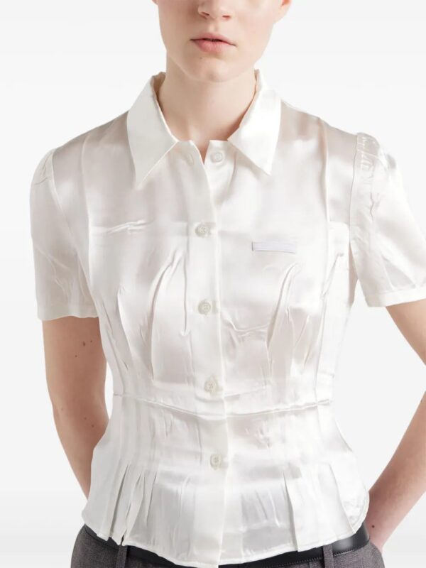 Prada  satin shirt - Image 4