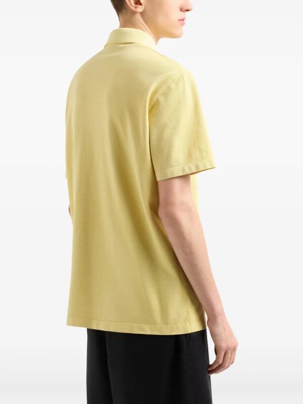 Armani Exchange  logo-embroidered polo shirt - Image 3