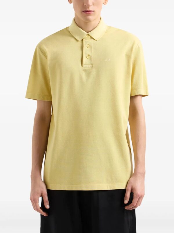 Armani Exchange  logo-embroidered polo shirt - Image 2