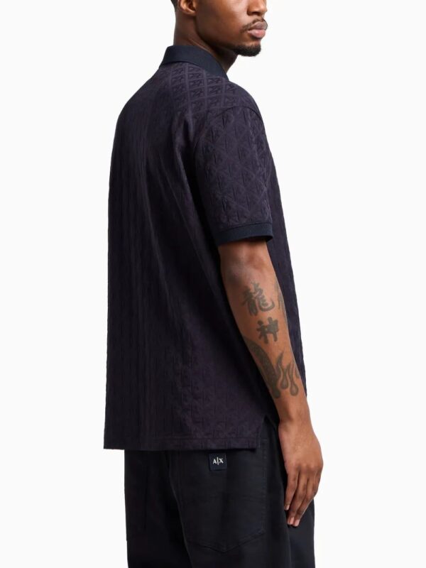 Armani Exchange  cotton polo shirt - Image 3