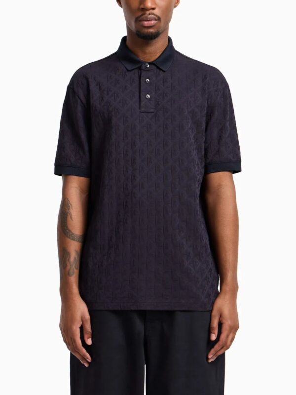 Armani Exchange  cotton polo shirt - Image 2