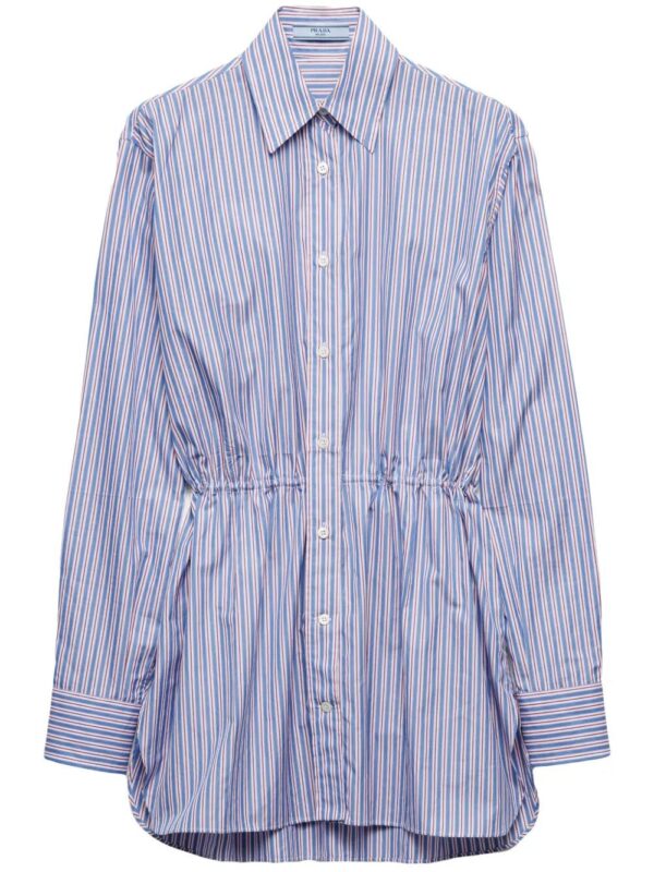 Prada  striped poplin shirt