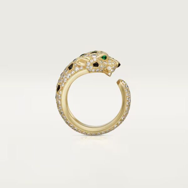 Cartier Panthère de Cartier ring, medium model, half-paved - Image 2