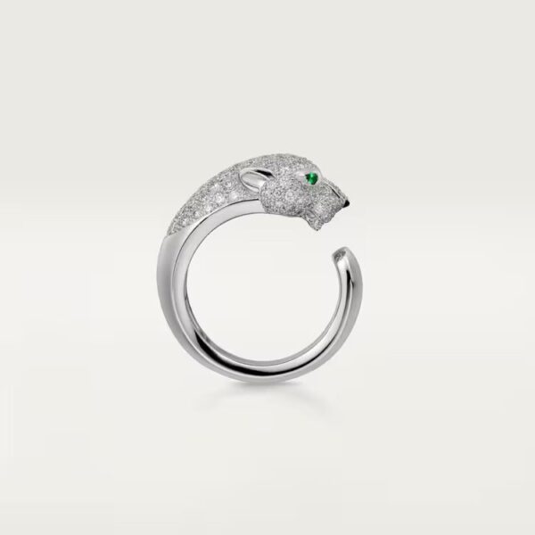 Cartier Panthère de Cartier ring, medium model, half-paved - Image 2