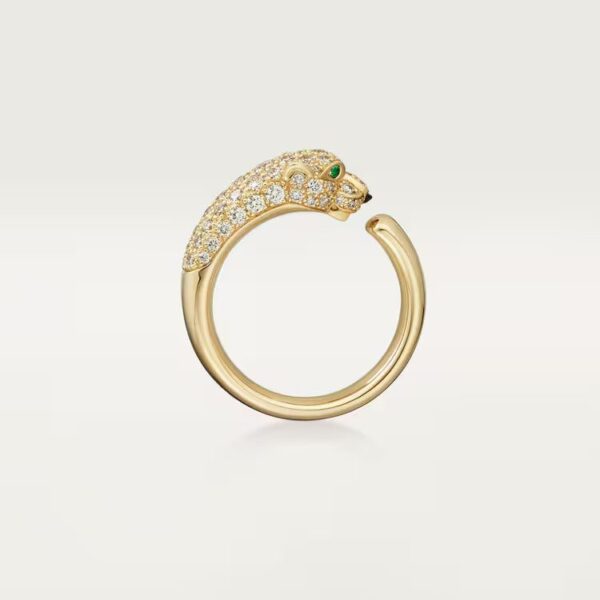 Cartier Panthère de Cartier ring, small model, half-paved - Image 3