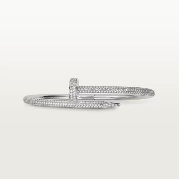 Cartier Juste un Clou bracelet, classic model, diamonds - Image 3