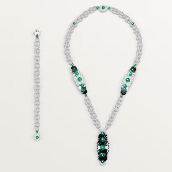 Cartier Sixième Sens par Cartier necklace, rock crystal, multi-wear, paved - Image 5