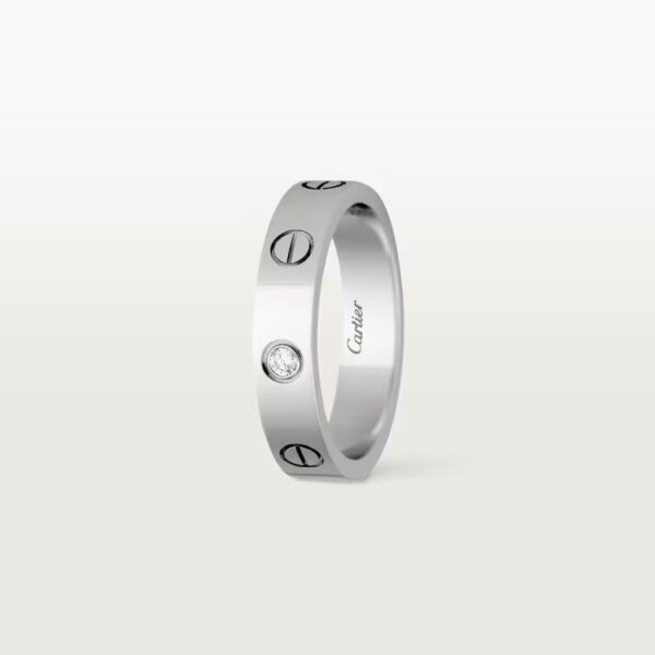 Cartier LOVE ring, small model, 1 diamond - Image 2