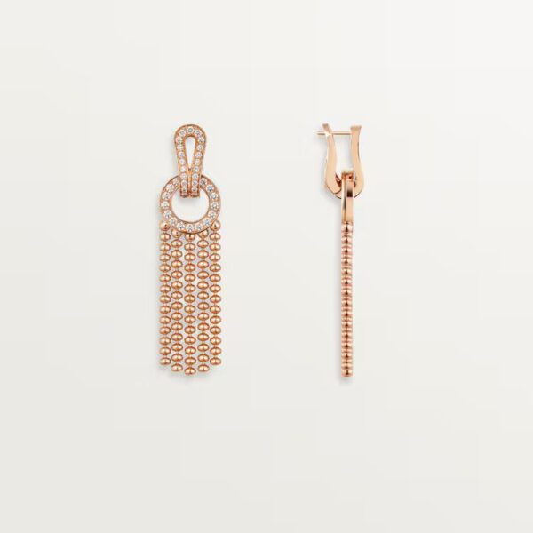 Cartier Agrafe earrings, half-paved - Image 3