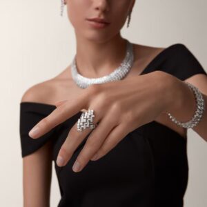 Cartier Reflection de Cartier earrings, diamonds