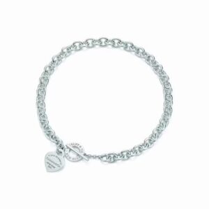 Tiffany  Heart Tag Toggle Necklace