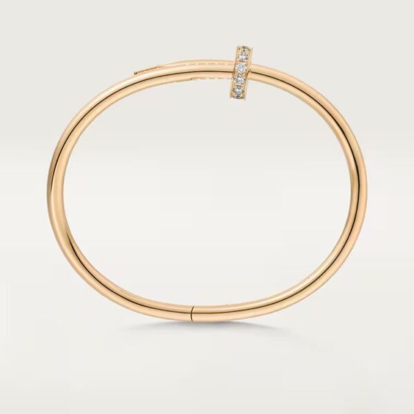 Cartier Juste un Clou bracelet, classic model, diamonds - Image 4