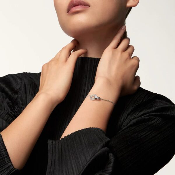 Cartier  LOVE bracelet, on chain, paved - Image 4