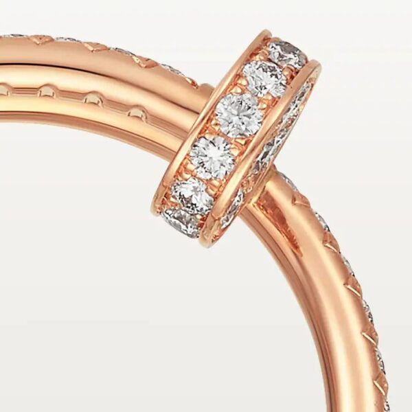 Cartier  Juste un Clou ring, small model, half-paved - Image 3