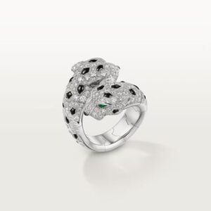 Cartier Panthère de Cartier ring, articulated, paved