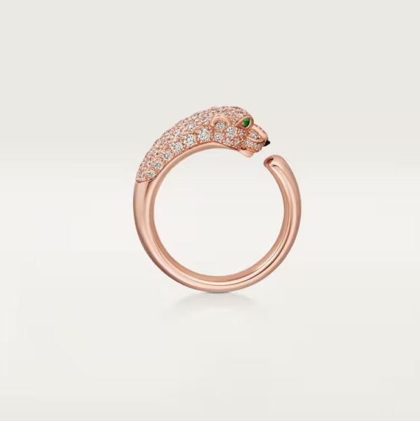 Cartier Panthère de Cartier ring, small model, half-paved - Image 3