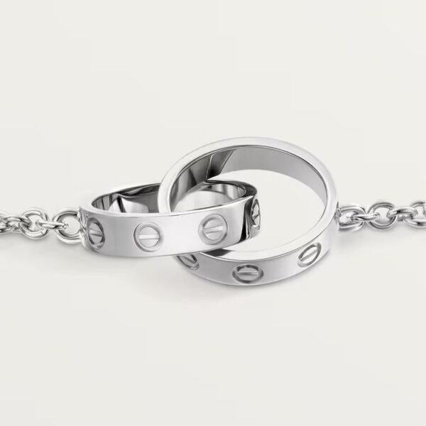 Cartier LOVE bracelet, on chain - Image 3
