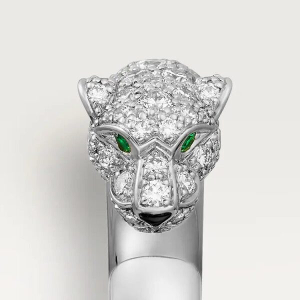 Cartier Panthère de Cartier ring, small model, half-paved - Image 4