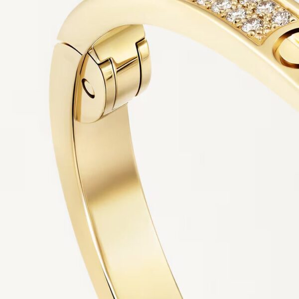 Cartier LOVE bracelet, small model, paved - Image 4