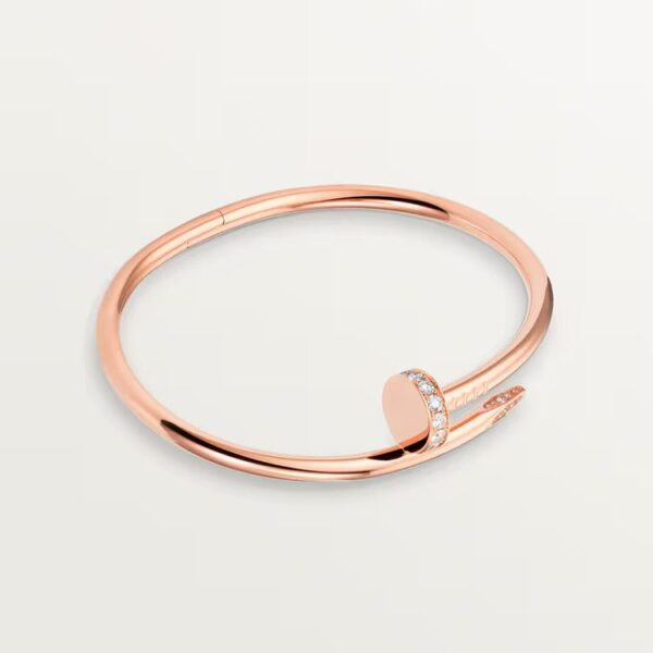 Cartier Juste un Clou bracelet, classic model, diamonds - Image 4