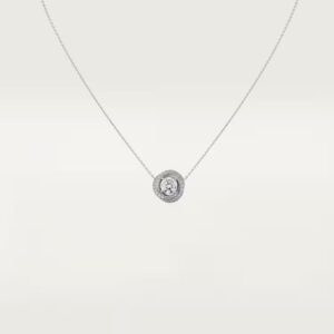 Cartier Trinity Ruban pendant, brilliant-cut diamond, paved