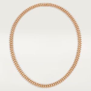 Cartier Clash de Cartier necklace, flexible, small model, paved