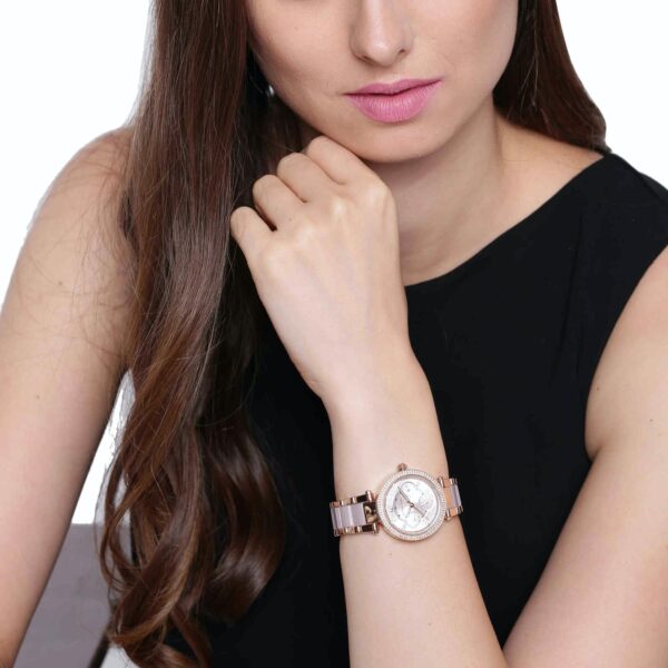 Michael Kors Mini Parker Rose Gold Watch MK6110 - Image 2