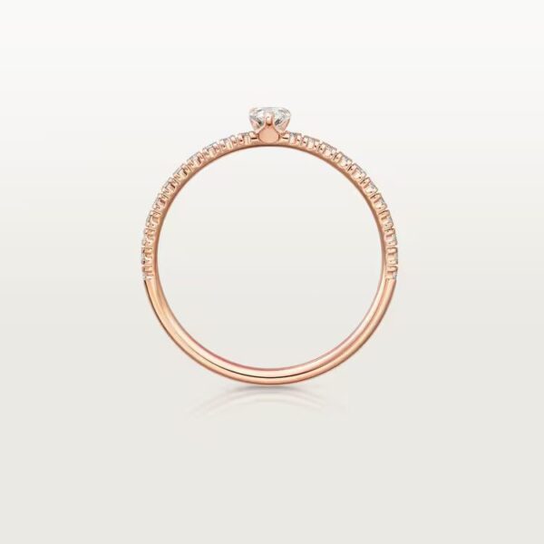 Cartier Etincelle de Cartier ring, pear-shaped diamond, paved - Image 3