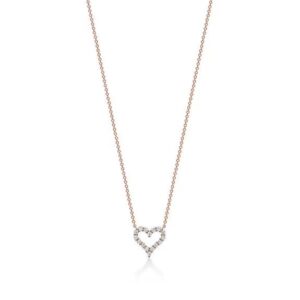 Tiffany  Diamond Heart Pendant
