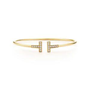 Tiffany T Diamond Wire Bracelet