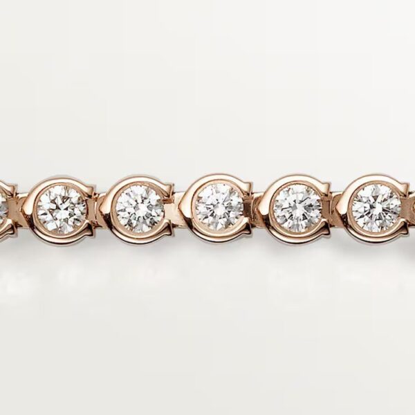 Cartier Lignes Essentielles bracelet, brilliant-cut diamonds - Image 3