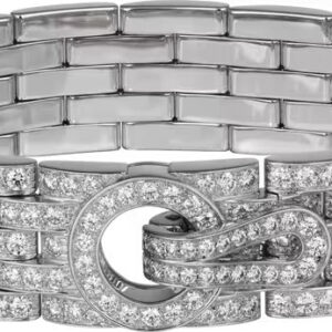 Cartier Agrafe bracelet, paved