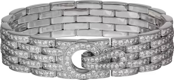 Cartier Agrafe bracelet, paved