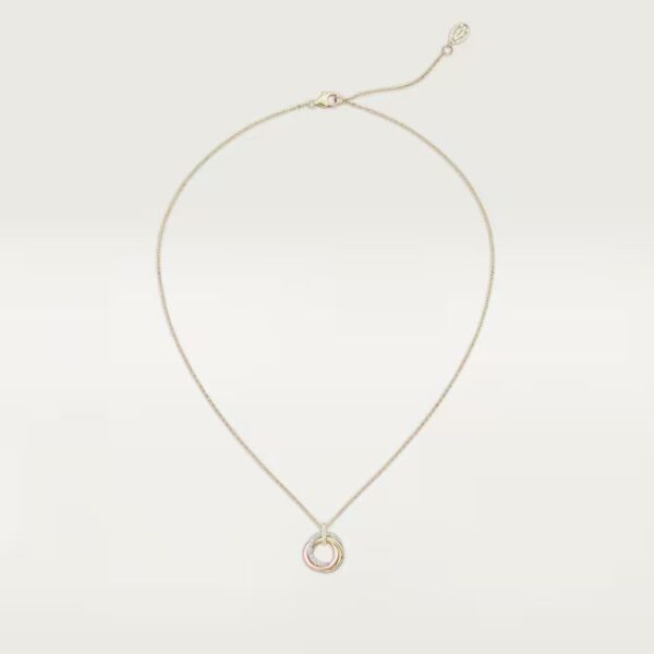 Cartier Trinity pendant, small model, half-paved
