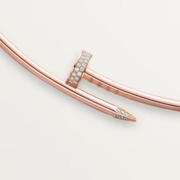 Cartier Juste un Clou torque necklace, small model, diamonds - Image 2