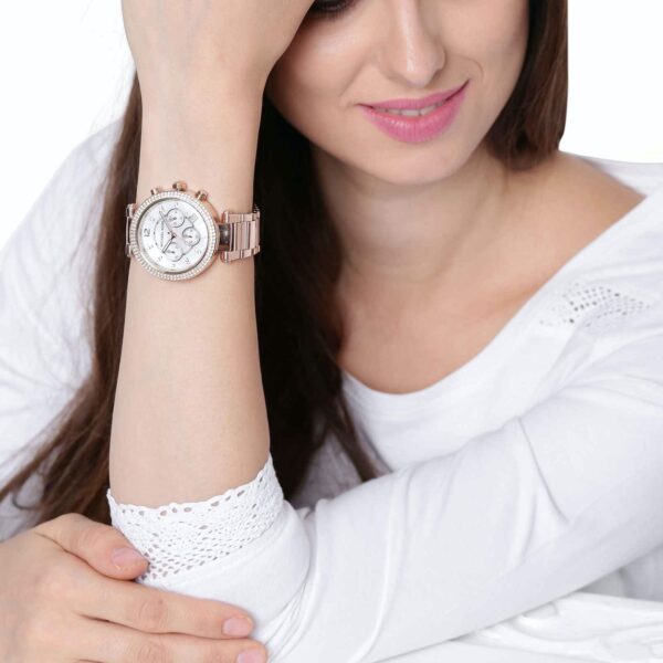 Michael Kors Michael Kors Parker Rose Gold Watch - Image 2