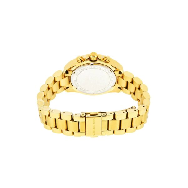 Michael Kors Mini Bradshaw Gold Watch - Image 2